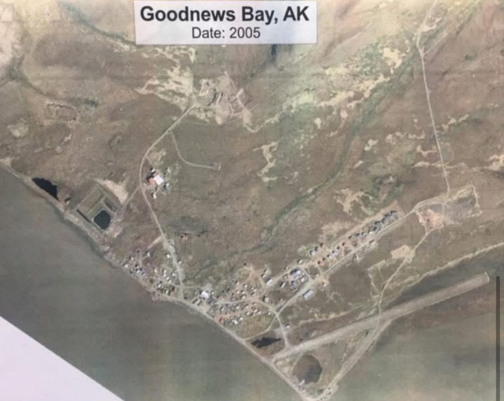 Map of Goodnews Bay Alaska in 2005