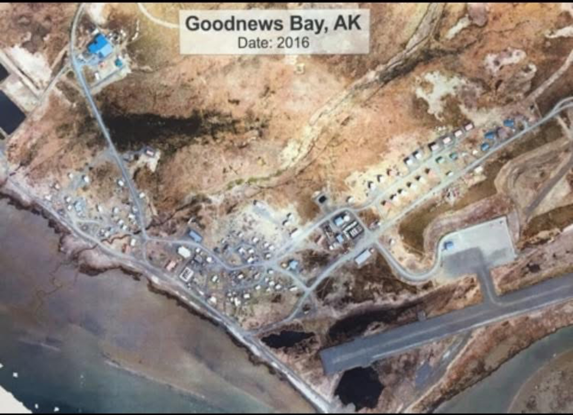 Map of Goodnews Bay, Alaska in 2016