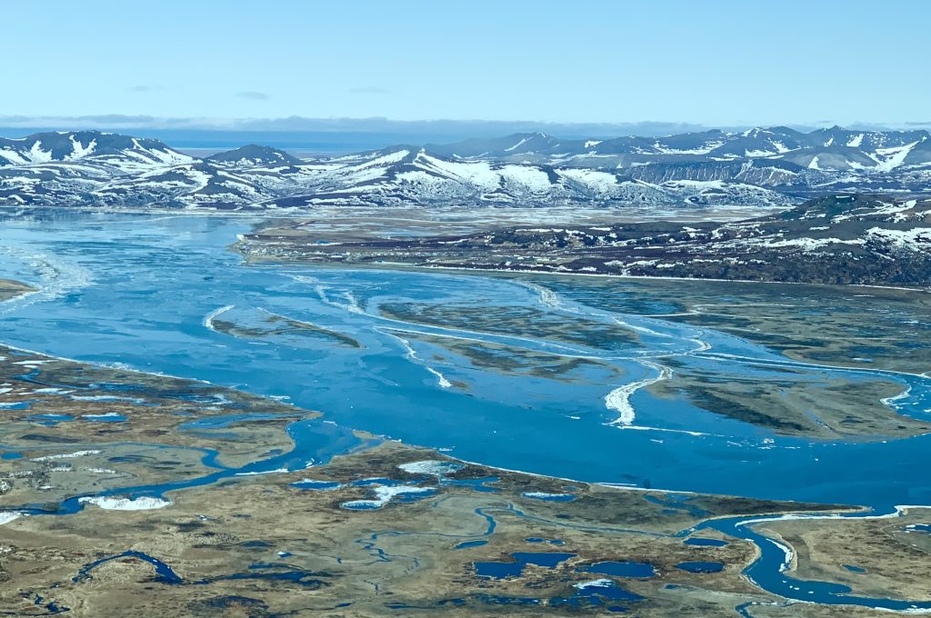 Goodnews Bay River in Goodnews Bay, Alaska