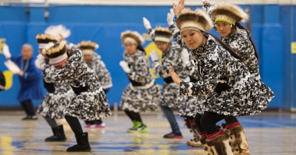 Yup'ik Dancers in Alaska